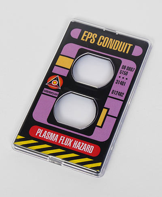 Illustration for article titled Star Trek Plate Covers Won't Make Your Lights Turn On Any Faster